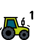 pictogramme d'un tracteur